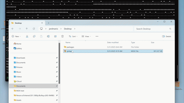 MSIX installation
